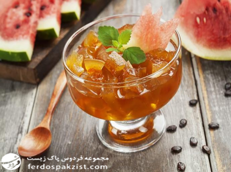 مربای پوست هندوانه