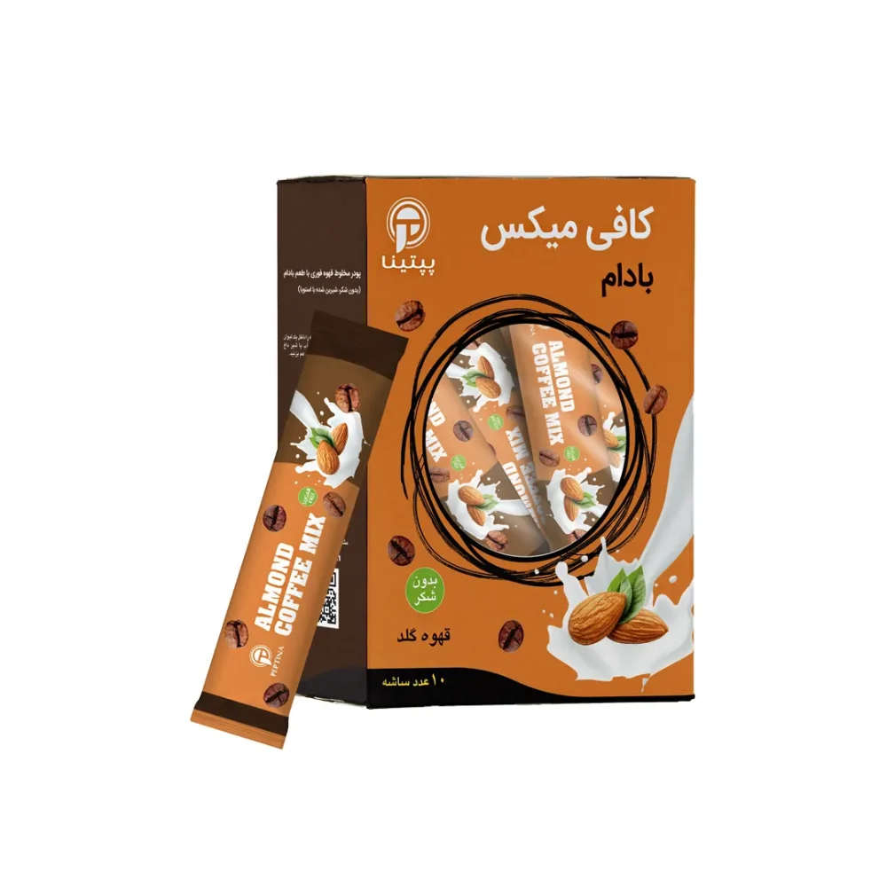 کافی میکس با شیر بادام پپتینا