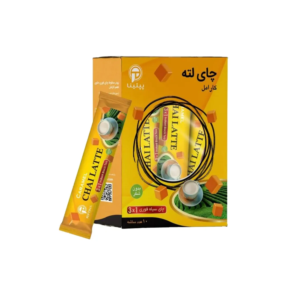 چای لته کارامل ساشه 10 عددی پپتینا