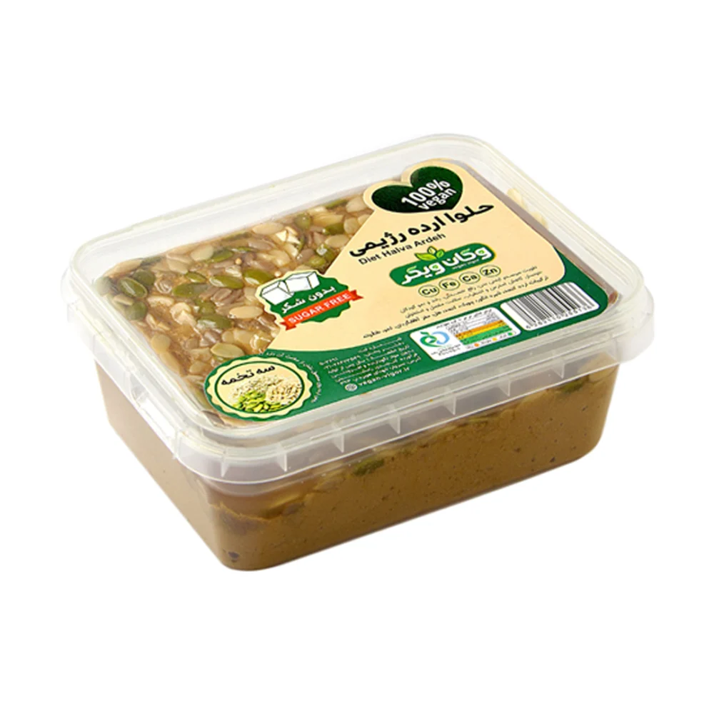 حلوا ارده رژیمی سه تخمه وگان ویگر