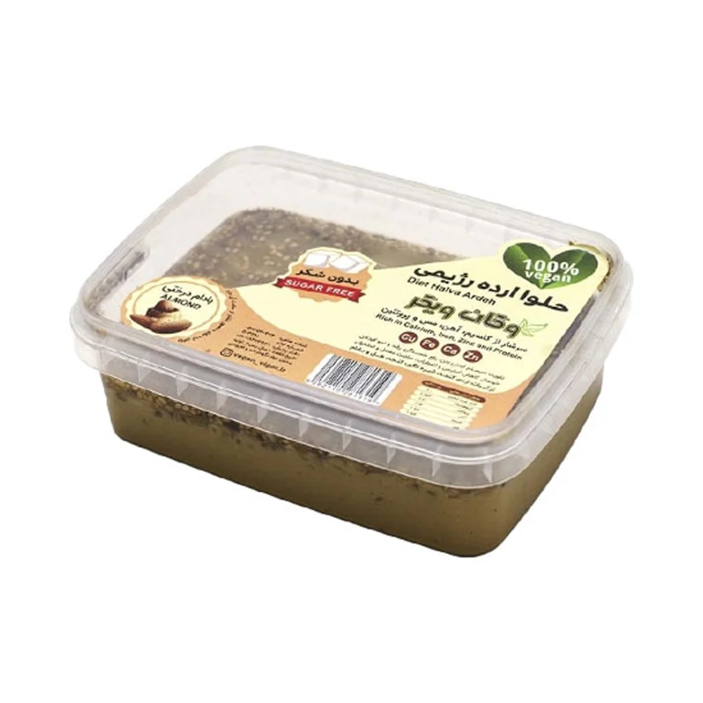 حلوا ارده رژیمی بادام درختی وگان ویگر