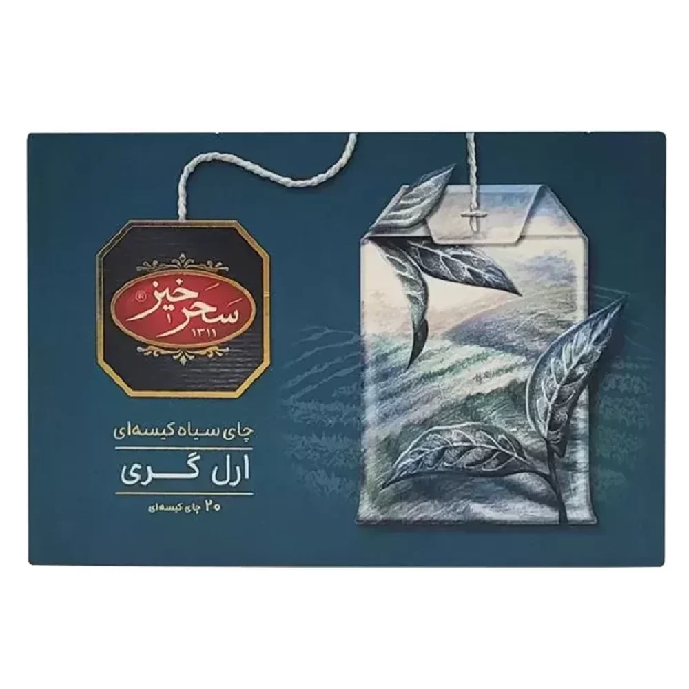 دمنوش چای سیاه کیسه ای عطری ارل گری سحرخیز