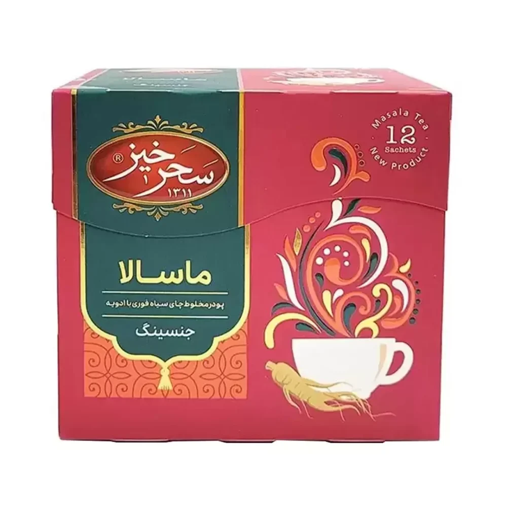دمنوش چای ماسالا جینسینگ سحرخیز